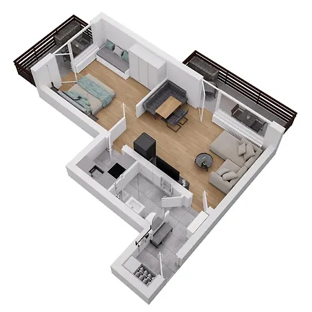 Schwarzwald Loft Panoramablick Menzenschwand 아파트 *